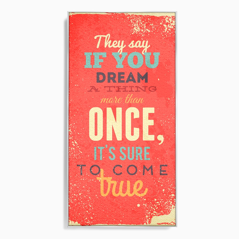 Tablou Canvas Premium LuxCanva® B1126, Visele Devin Realitate , Culori, Vise, Indeplinire, Living Room, Dorinte, Motivational, Birou, Culori Vibrante