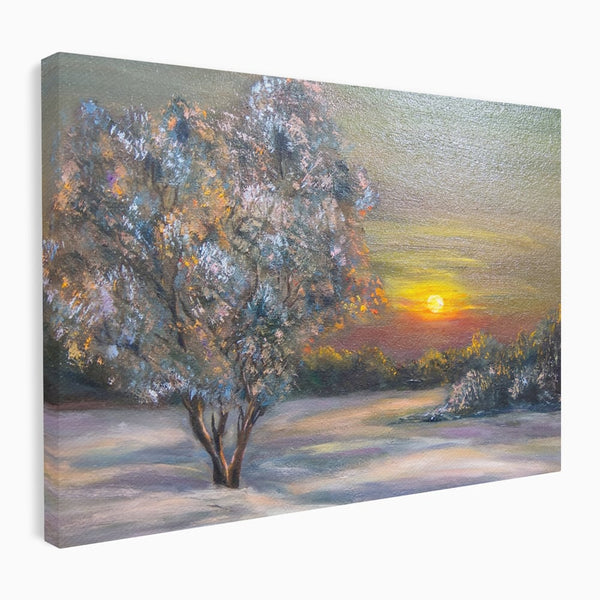 Leinwandbilder LuxCanva Premium Leinwandbilder® B1131, Magic Tree , Baum, Wohnen, Leben, Sonnenuntergang, Nacht, Natur, Lebendige Farben