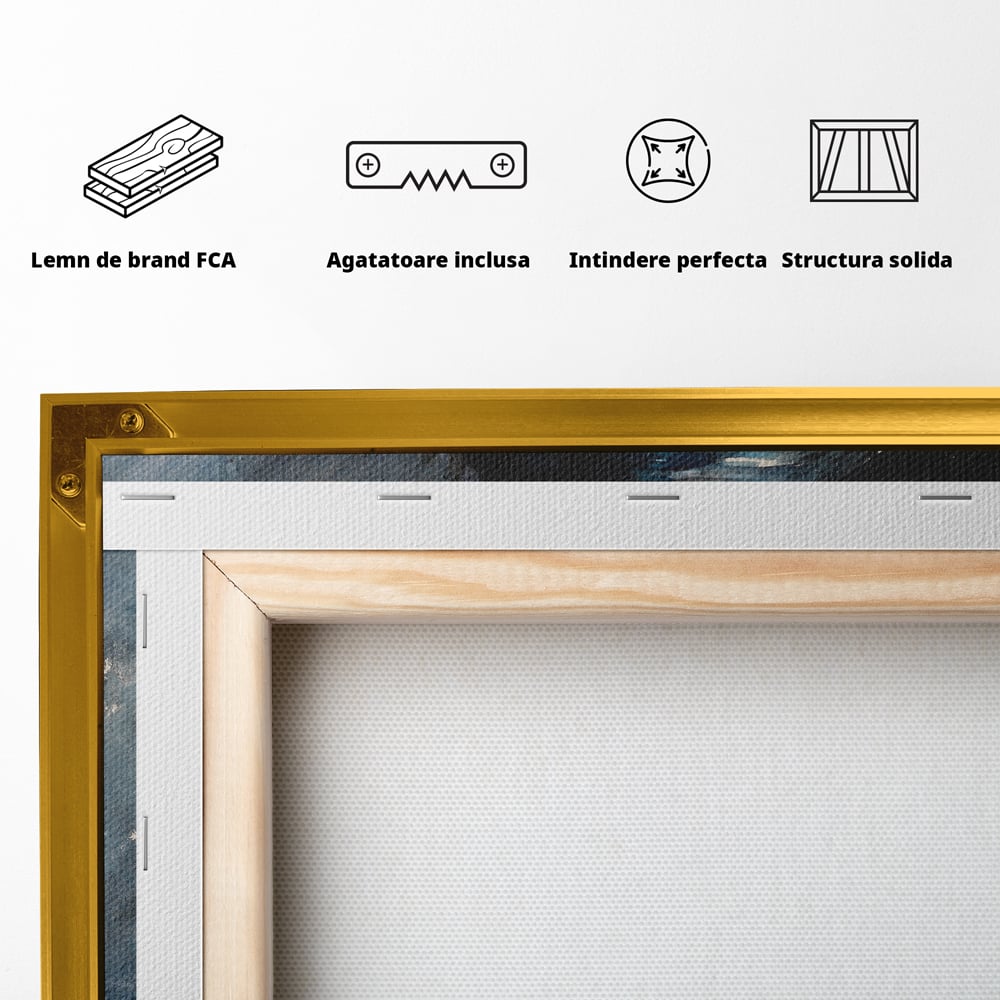 Tablou Canvas Premium LuxCanva® B1132, Regele Rock 'n' Roll-ului , Elvis Aaron Presley, Living, The King, Gospel, Memphis, Blues, Chitara, Culori Vibrante