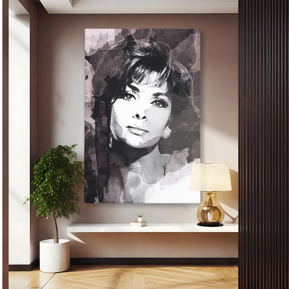 Tablou Canvas Premium LuxCanva® B1134, Diva Sophia Loren , Femeie, Living, Actrita, Italia, Fashion Icon, Dormitor, Celebritate, Oscar