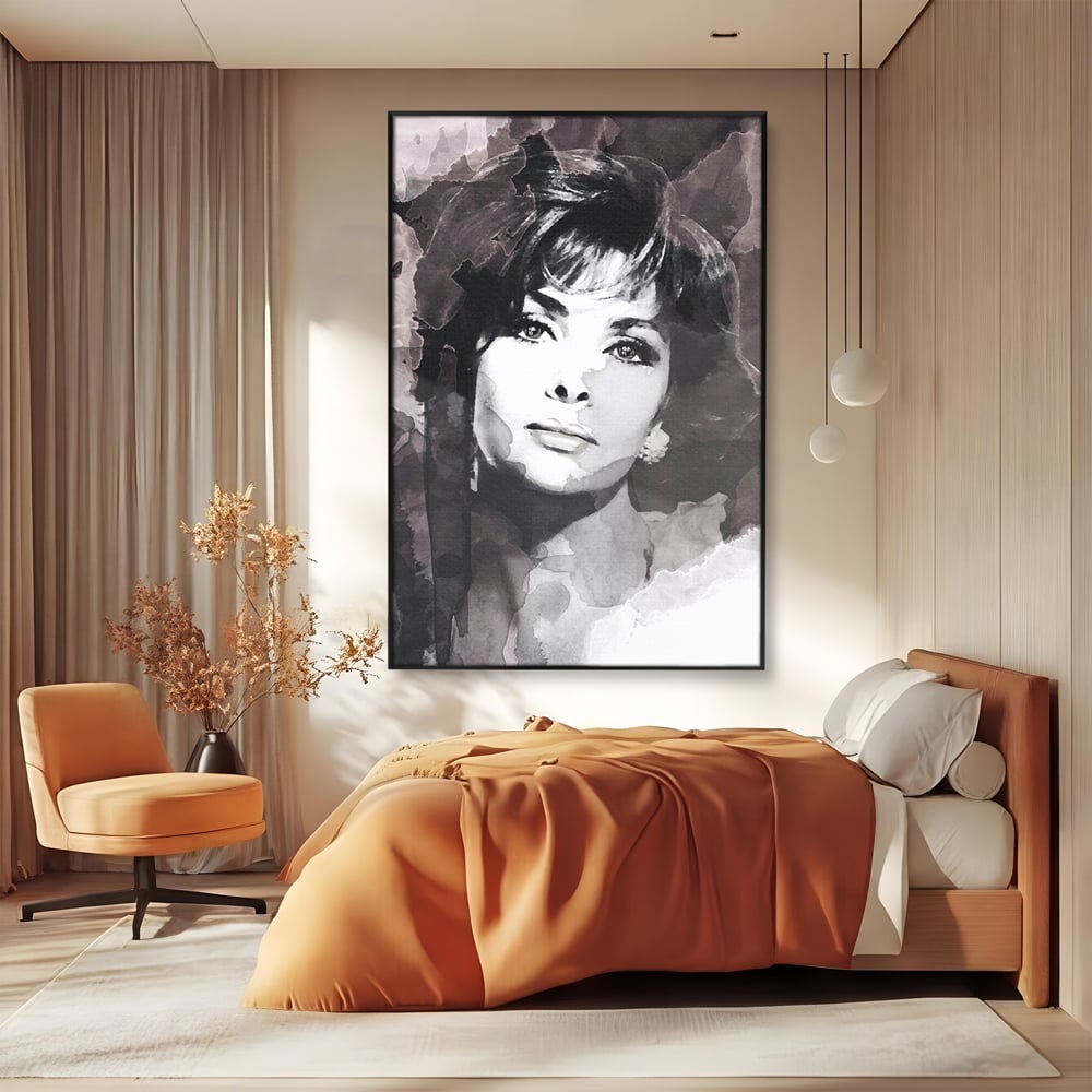 Tablou Canvas Premium LuxCanva® B1134, Diva Sophia Loren , Femeie, Living, Actrita, Italia, Fashion Icon, Dormitor, Celebritate, Oscar