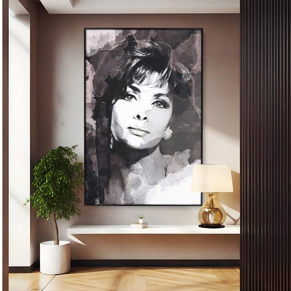 Tablou Canvas Premium LuxCanva® B1134, Diva Sophia Loren , Femeie, Living, Actrita, Italia, Fashion Icon, Dormitor, Celebritate, Oscar