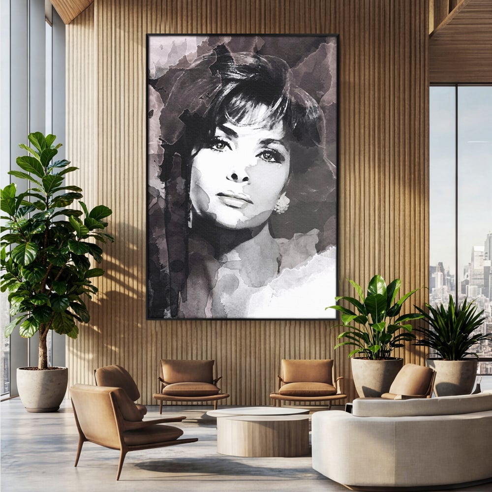 Tablou Canvas Premium LuxCanva® B1134, Diva Sophia Loren , Femeie, Living, Actrita, Italia, Fashion Icon, Dormitor, Celebritate, Oscar