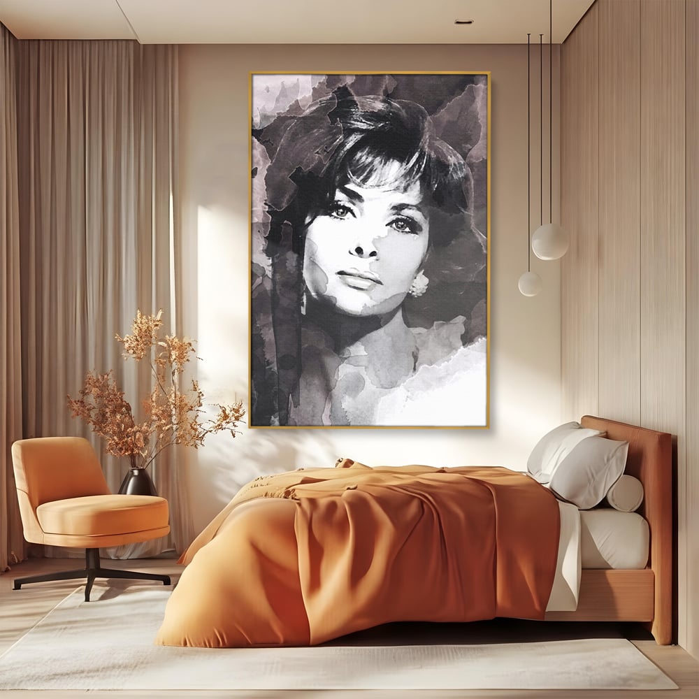 Tablou Canvas Premium LuxCanva® B1134, Diva Sophia Loren , Femeie, Living, Actrita, Italia, Fashion Icon, Dormitor, Celebritate, Oscar