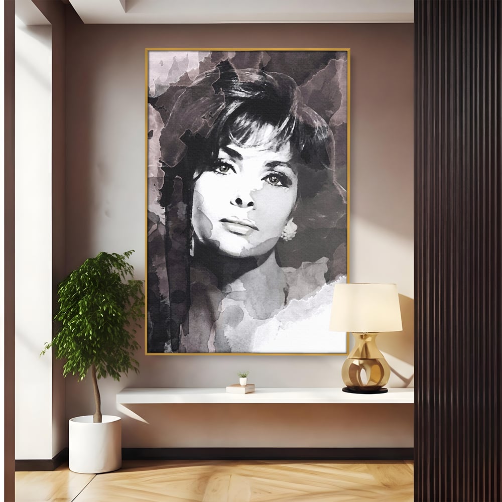 Tablou Canvas Premium LuxCanva® B1134, Diva Sophia Loren , Femeie, Living, Actrita, Italia, Fashion Icon, Dormitor, Celebritate, Oscar