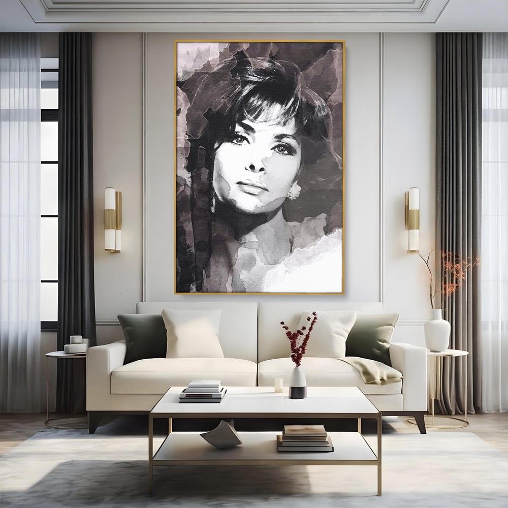 Tablou Canvas Premium LuxCanva® B1134, Diva Sophia Loren , Femeie, Living, Actrita, Italia, Fashion Icon, Dormitor, Celebritate, Oscar