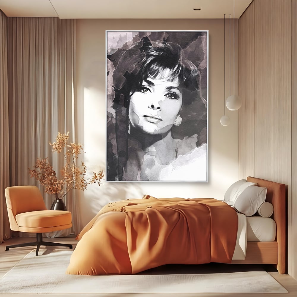 Tablou Canvas Premium LuxCanva® B1134, Diva Sophia Loren , Femeie, Living, Actrita, Italia, Fashion Icon, Dormitor, Celebritate, Oscar
