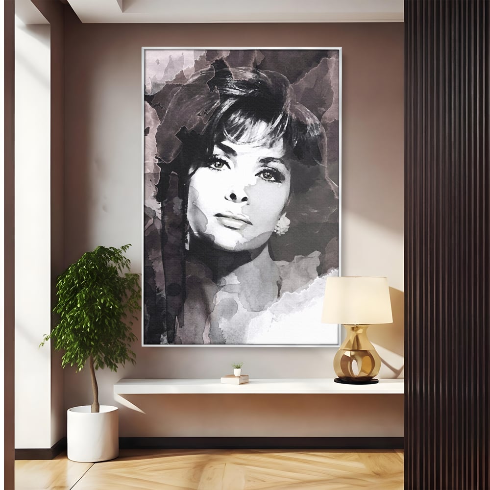 Tablou Canvas Premium LuxCanva® B1134, Diva Sophia Loren , Femeie, Living, Actrita, Italia, Fashion Icon, Dormitor, Celebritate, Oscar