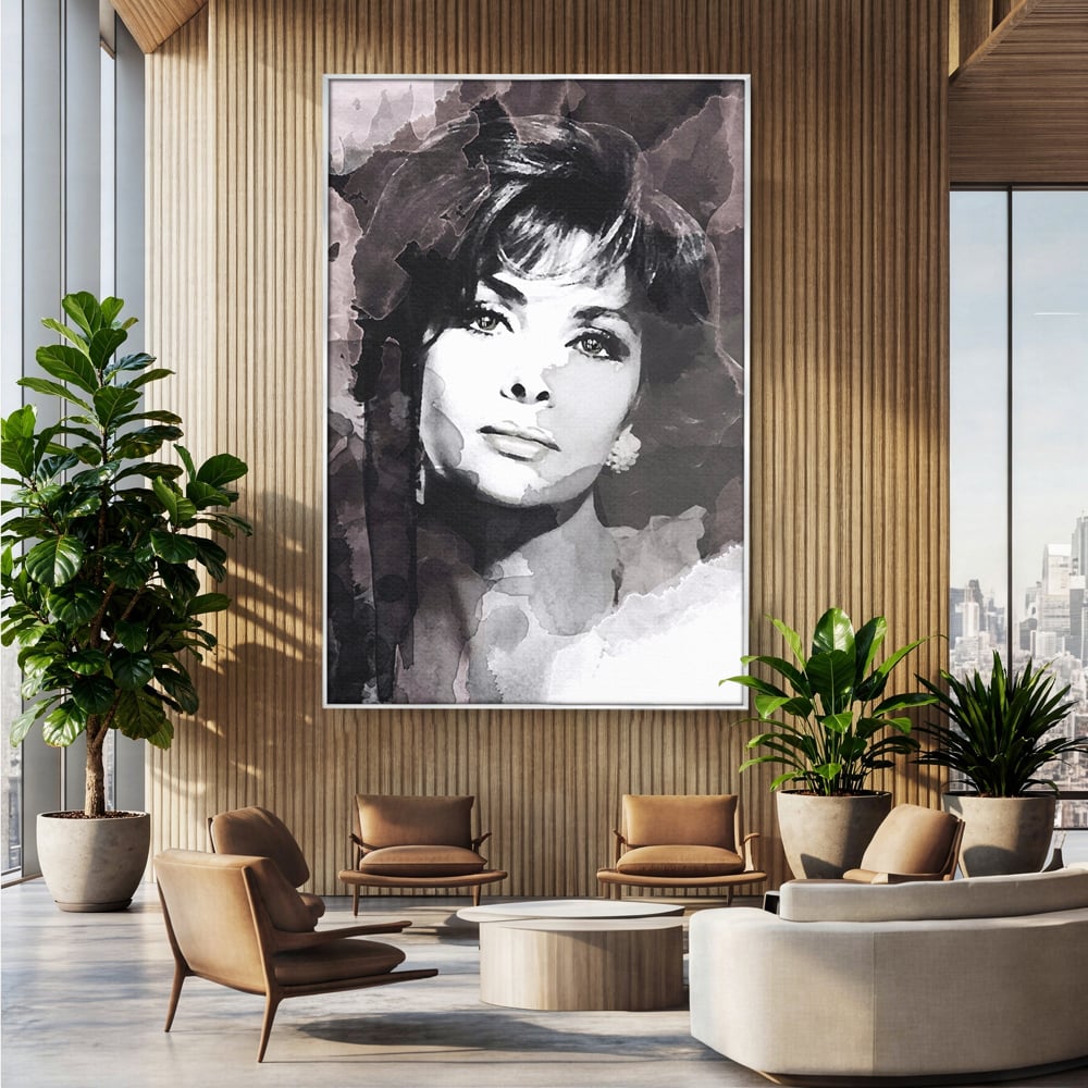 Tablou Canvas Premium LuxCanva® B1134, Diva Sophia Loren , Femeie, Living, Actrita, Italia, Fashion Icon, Dormitor, Celebritate, Oscar