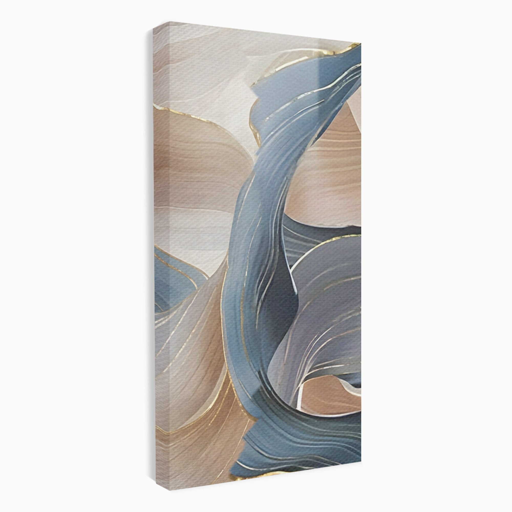 Set 2 Tablouri Canvas Premium LuxCanva® B2-1106, Pierdut In Pastel, Living, Abstract, Valuri, Culori Pastelate, Furtuna, Dormitor, Culori Vibrante