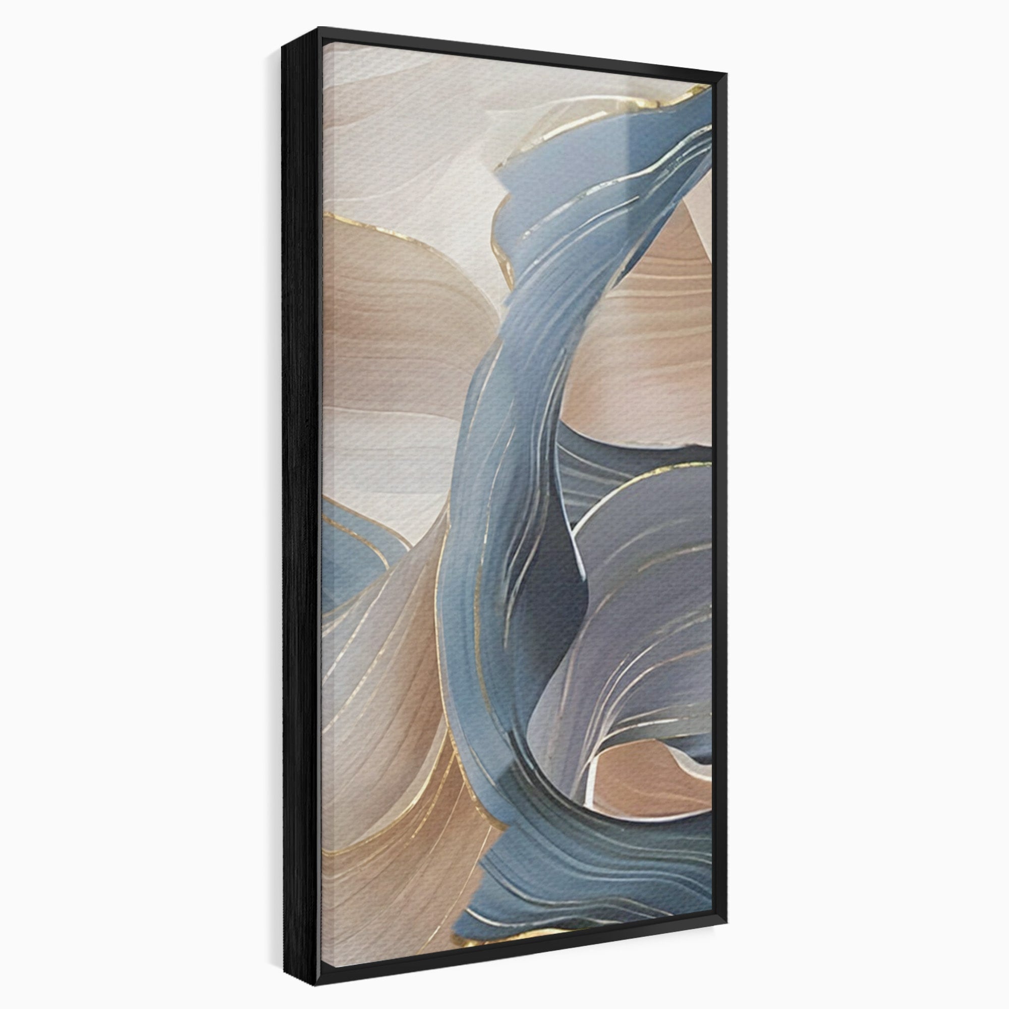 Set 2 Tablouri Canvas Premium LuxCanva® B2-1106, Pierdut In Pastel, Living, Abstract, Valuri, Culori Pastelate, Furtuna, Dormitor, Culori Vibrante