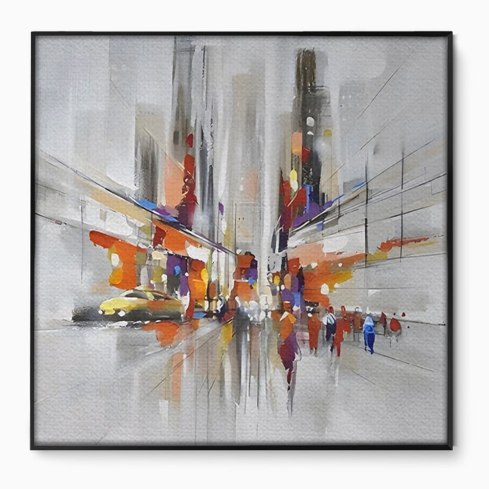 Tablou Canvas Premium LuxCanva® C1013, Abstract ,  Abstract, Culori, Living, Dormitor, Birou, Relaxare, Culori Vibrante