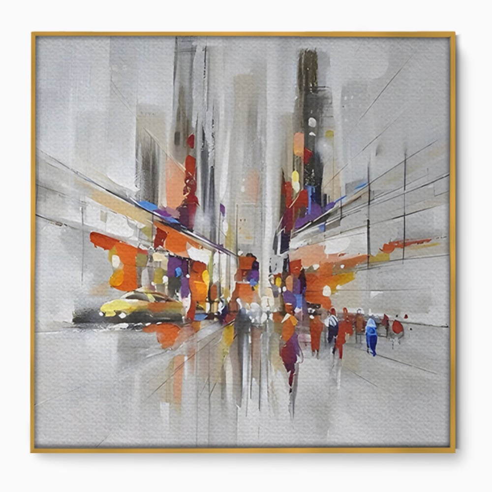 Tablou Canvas Premium LuxCanva® C1013, Abstract ,  Abstract, Culori, Living, Dormitor, Birou, Relaxare, Culori Vibrante