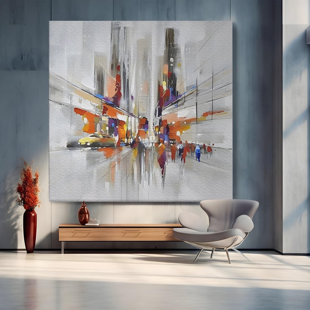 Tablou Canvas Premium LuxCanva® C1013, Abstract ,  Abstract, Culori, Living, Dormitor, Birou, Relaxare, Culori Vibrante