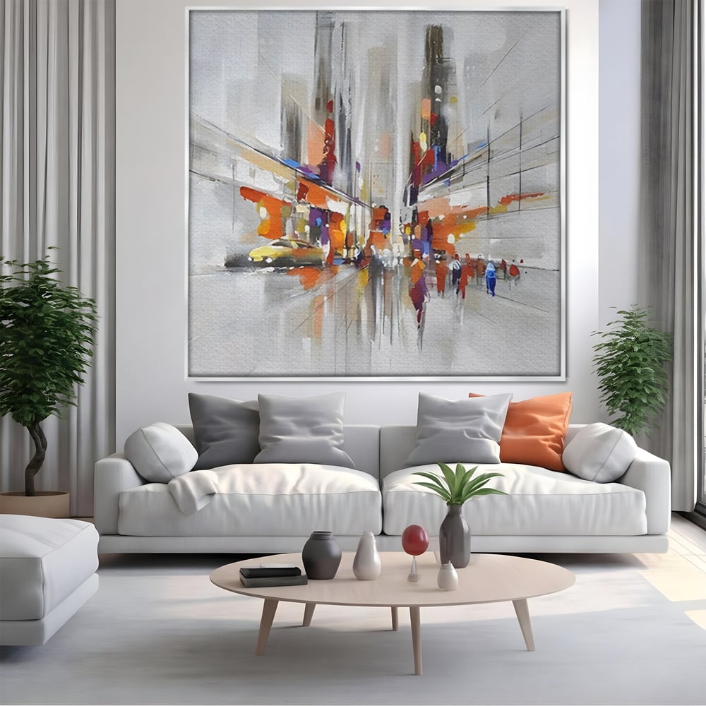 Tablou Canvas Premium LuxCanva® C1013, Abstract ,  Abstract, Culori, Living, Dormitor, Birou, Relaxare, Culori Vibrante