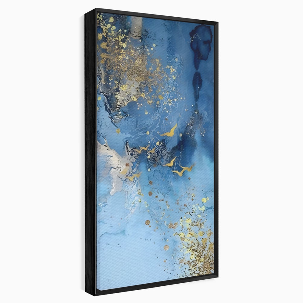 Tablou Canvas Premium LuxCanva® C1014, Pasari Pe Cer , Abstract, Culori, Living, Dormitor, Birou, Relaxare, Culori Vibrante