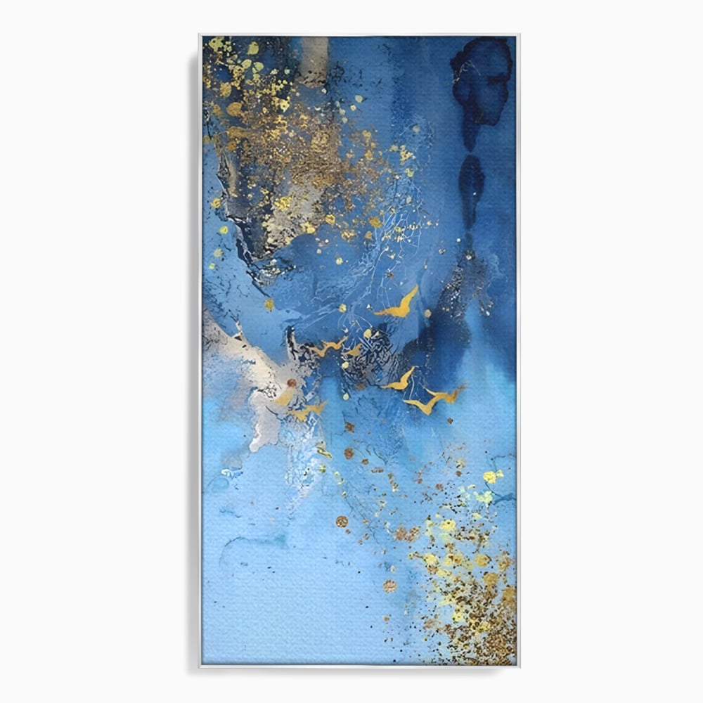 Tablou Canvas Premium LuxCanva® C1014, Pasari Pe Cer , Abstract, Culori, Living, Dormitor, Birou, Relaxare, Culori Vibrante