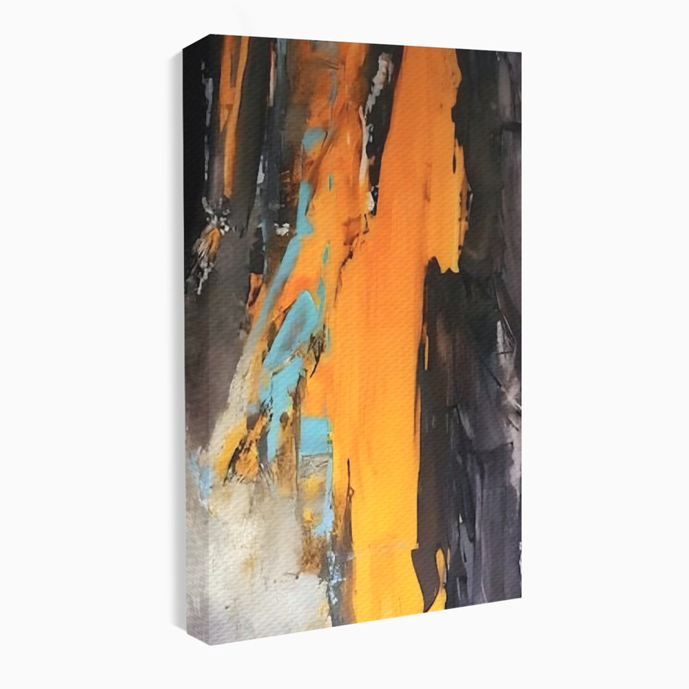 Tablou Canvas Premium LuxCanva® C1017, Culori Abstracte Pe Pinza , Culori, Living, Birou, Relaxare, Culori Vibrante