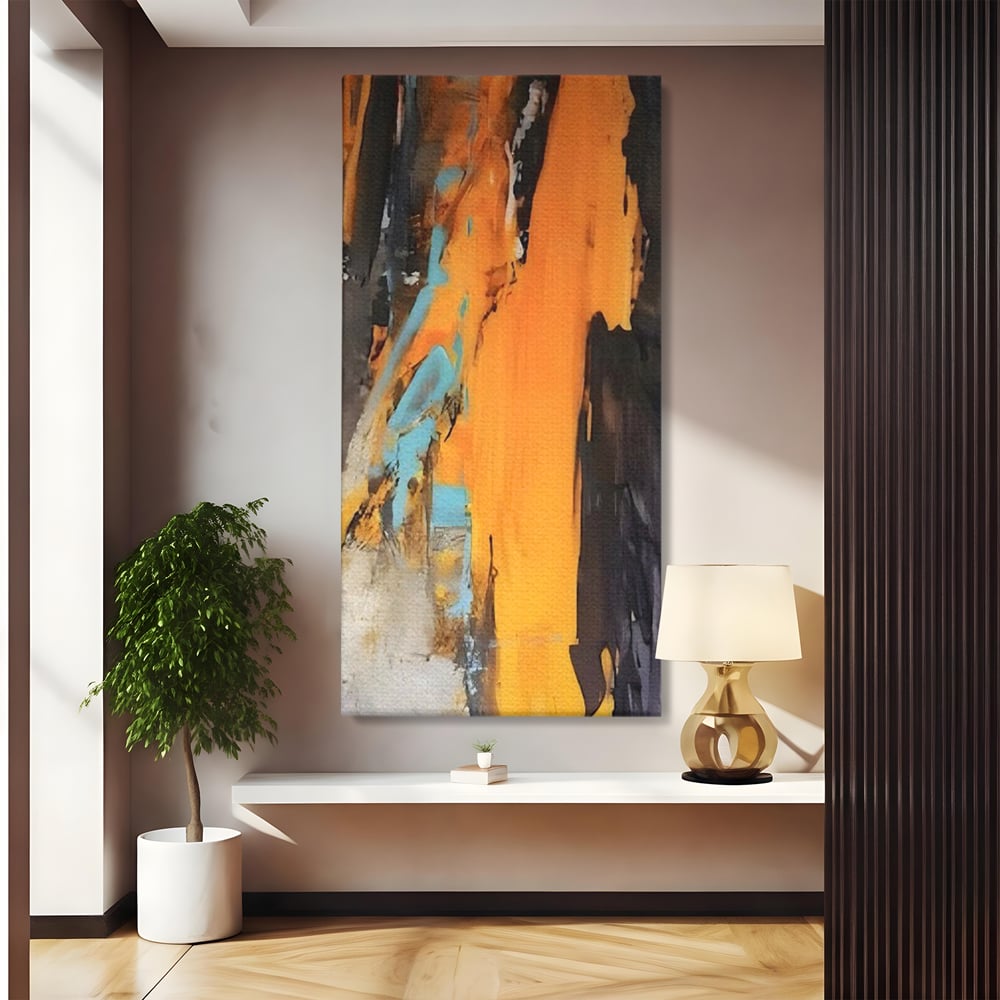 Tablou Canvas Premium LuxCanva® C1017, Culori Abstracte Pe Pinza , Culori, Living, Birou, Relaxare, Culori Vibrante