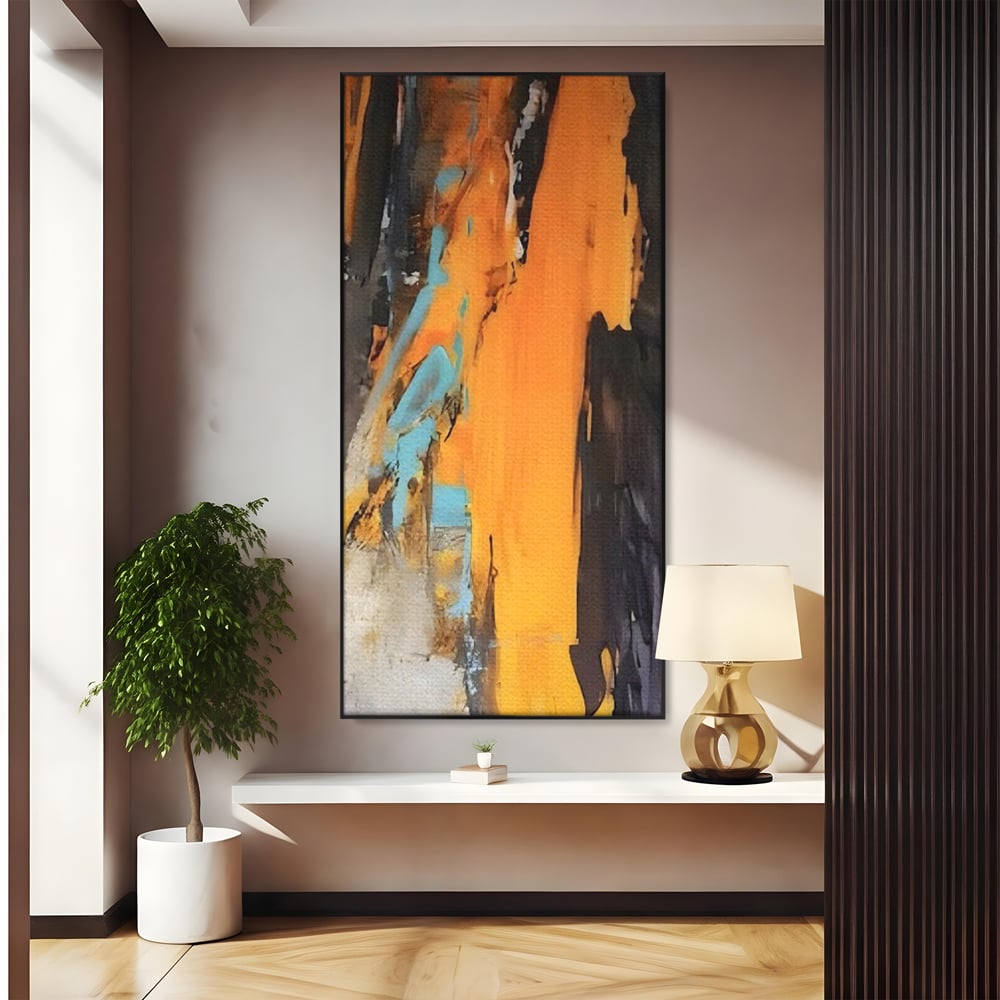 Tablou Canvas Premium LuxCanva® C1017, Culori Abstracte Pe Pinza , Culori, Living, Birou, Relaxare, Culori Vibrante