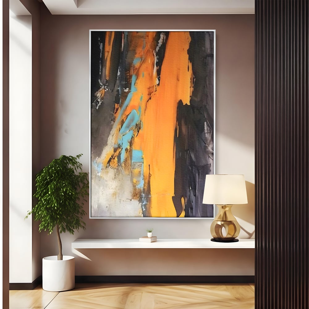 Tablou Canvas Premium LuxCanva® C1017, Culori Abstracte Pe Pinza , Culori, Living, Birou, Relaxare, Culori Vibrante