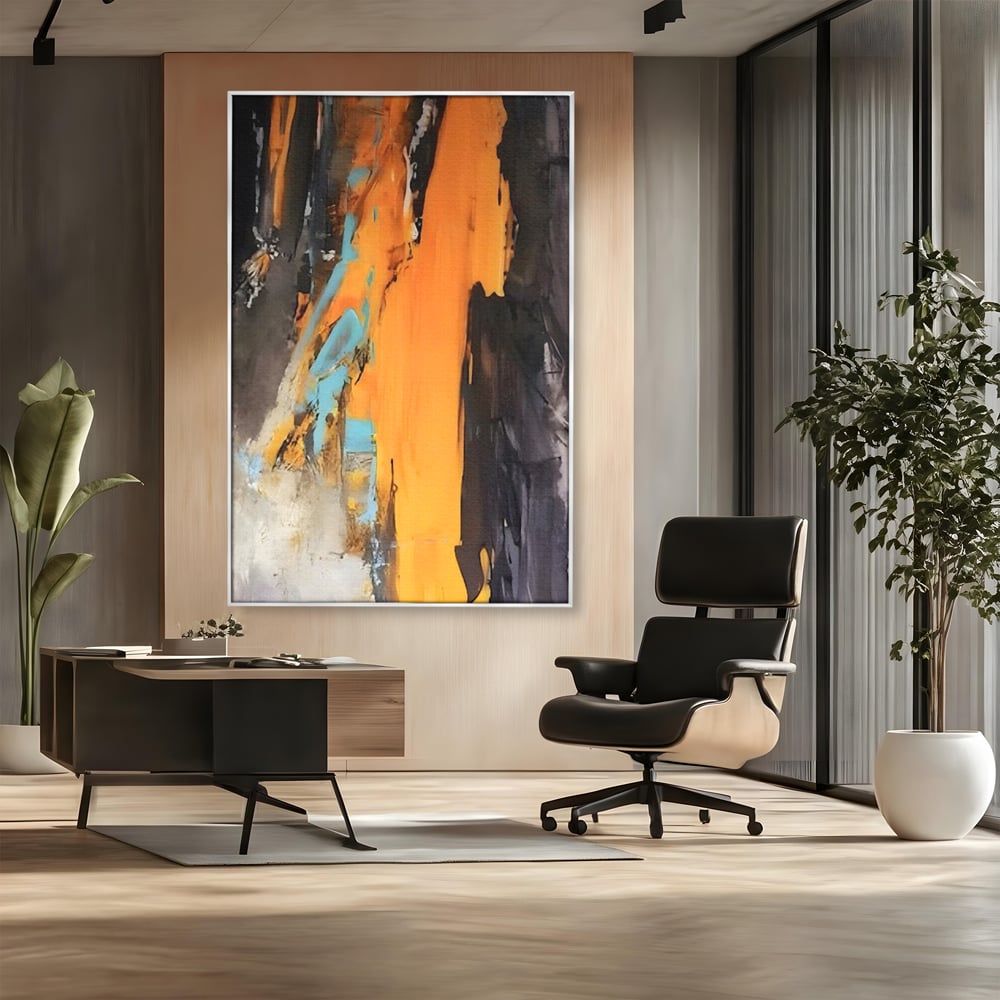 Tablou Canvas Premium LuxCanva® C1017, Culori Abstracte Pe Pinza , Culori, Living, Birou, Relaxare, Culori Vibrante