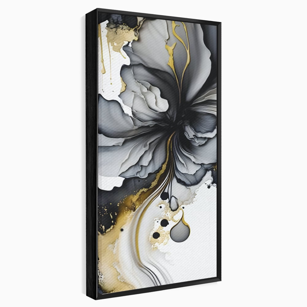Tablou Canvas Premium LuxCanva® C1020, Black Rose , Culori, Abstract, Dormitor, Living, Relaxare, Culori Vibrante