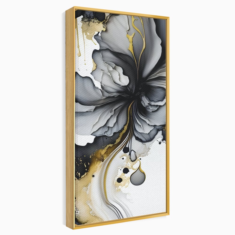 Tablou Canvas Premium LuxCanva® C1020, Black Rose , Culori, Abstract, Dormitor, Living, Relaxare, Culori Vibrante