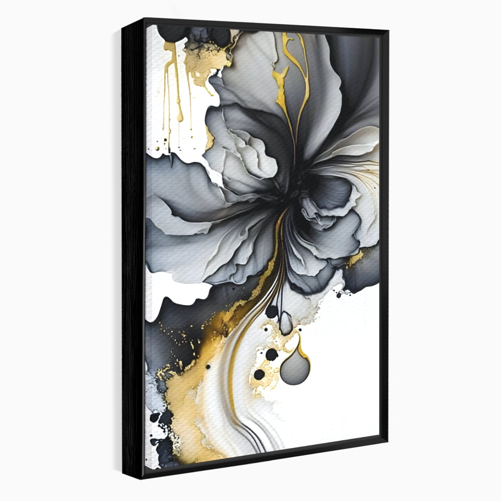 Tablou Canvas Premium LuxCanva® C1020, Black Rose , Culori, Abstract, Dormitor, Living, Relaxare, Culori Vibrante