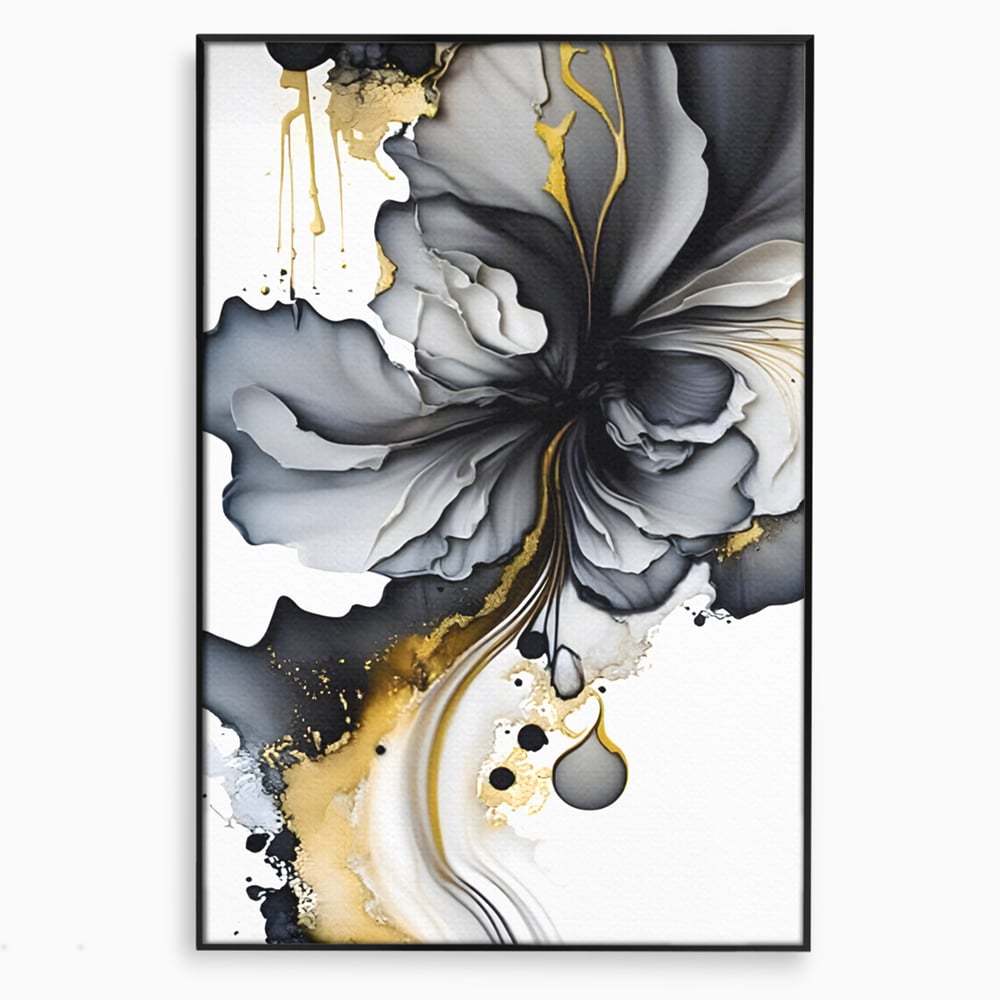 Tablou Canvas Premium LuxCanva® C1020, Black Rose , Culori, Abstract, Dormitor, Living, Relaxare, Culori Vibrante
