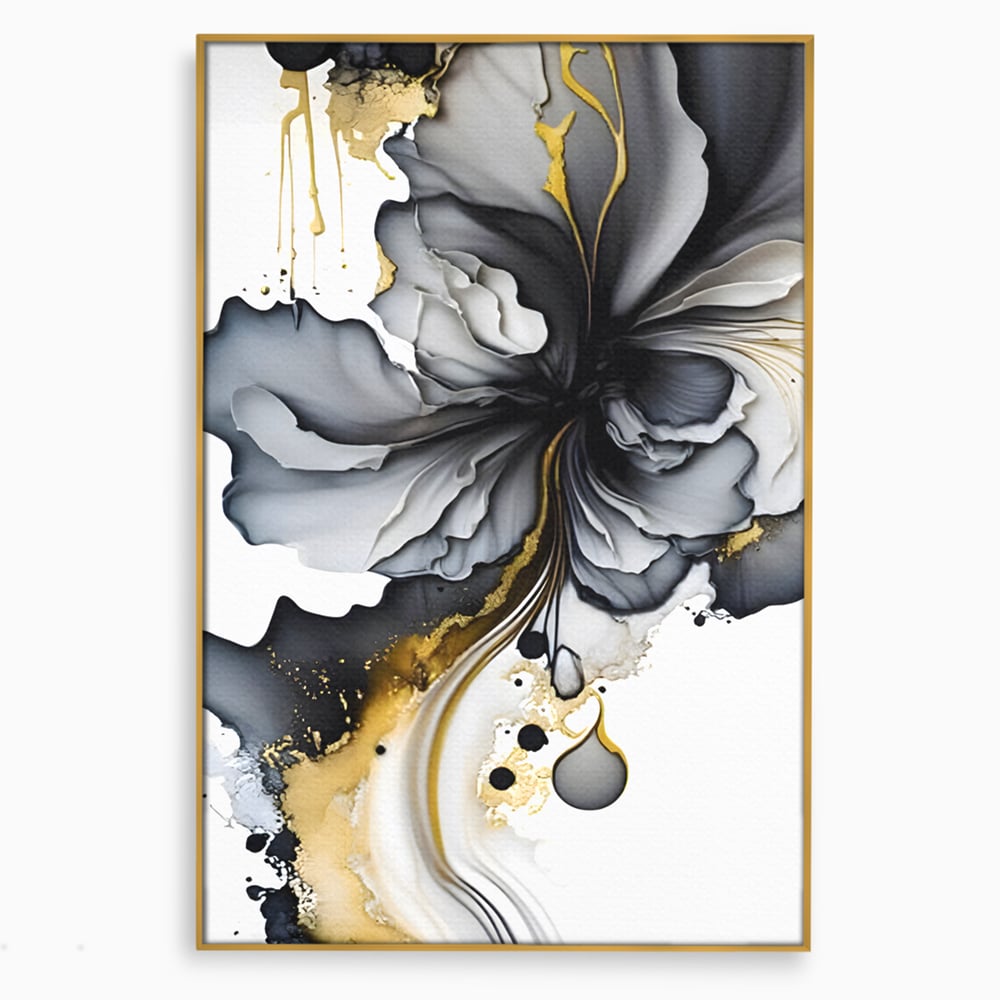 Tablou Canvas Premium LuxCanva® C1020, Black Rose , Culori, Abstract, Dormitor, Living, Relaxare, Culori Vibrante