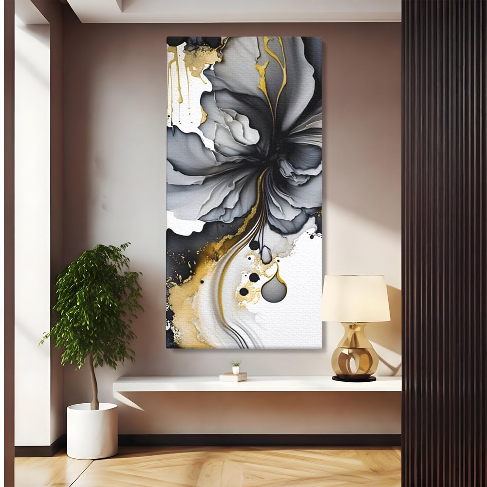 Tablou Canvas Premium LuxCanva® C1020, Black Rose , Culori, Abstract, Dormitor, Living, Relaxare, Culori Vibrante