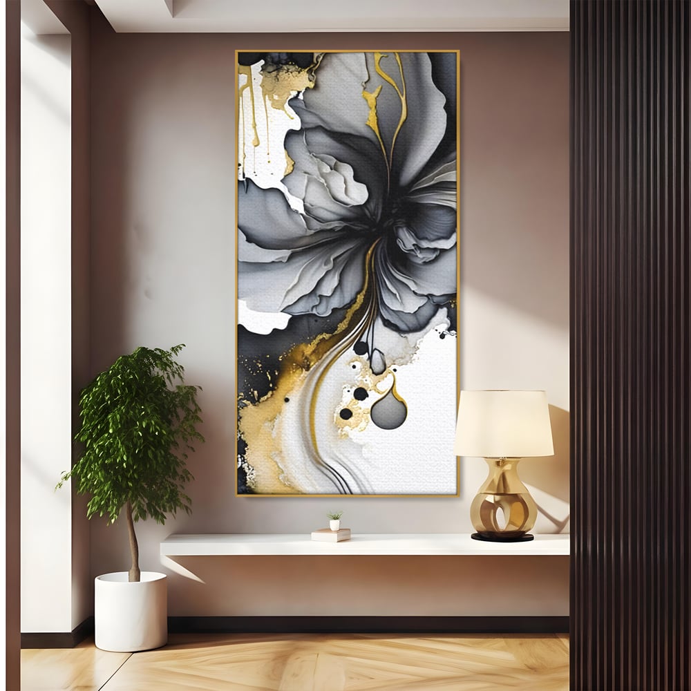 Tablou Canvas Premium LuxCanva® C1020, Black Rose , Culori, Abstract, Dormitor, Living, Relaxare, Culori Vibrante