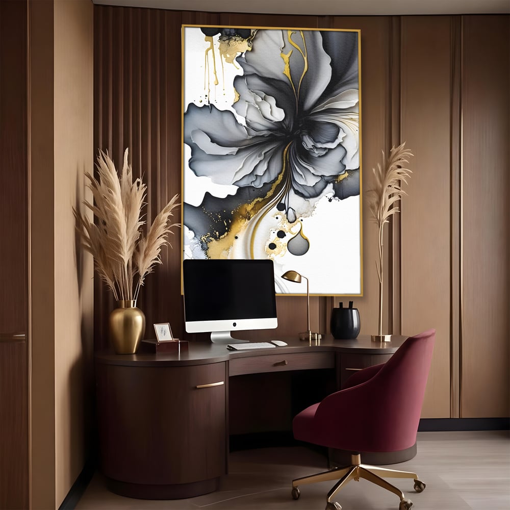 Tablou Canvas Premium LuxCanva® C1020, Black Rose , Culori, Abstract, Dormitor, Living, Relaxare, Culori Vibrante