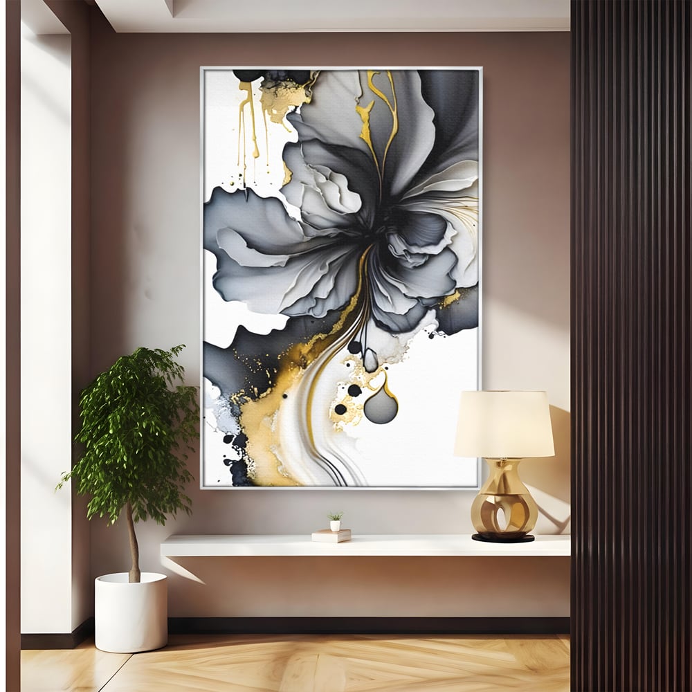 Tablou Canvas Premium LuxCanva® C1020, Black Rose , Culori, Abstract, Dormitor, Living, Relaxare, Culori Vibrante