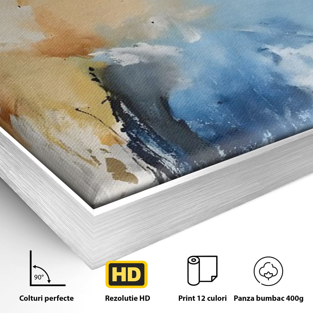 Tablou Canvas Premium LuxCanva® C1021, Abstract Paint , Culori, Abstract, Dormitor, Living, Relaxare, Culori Vibrante