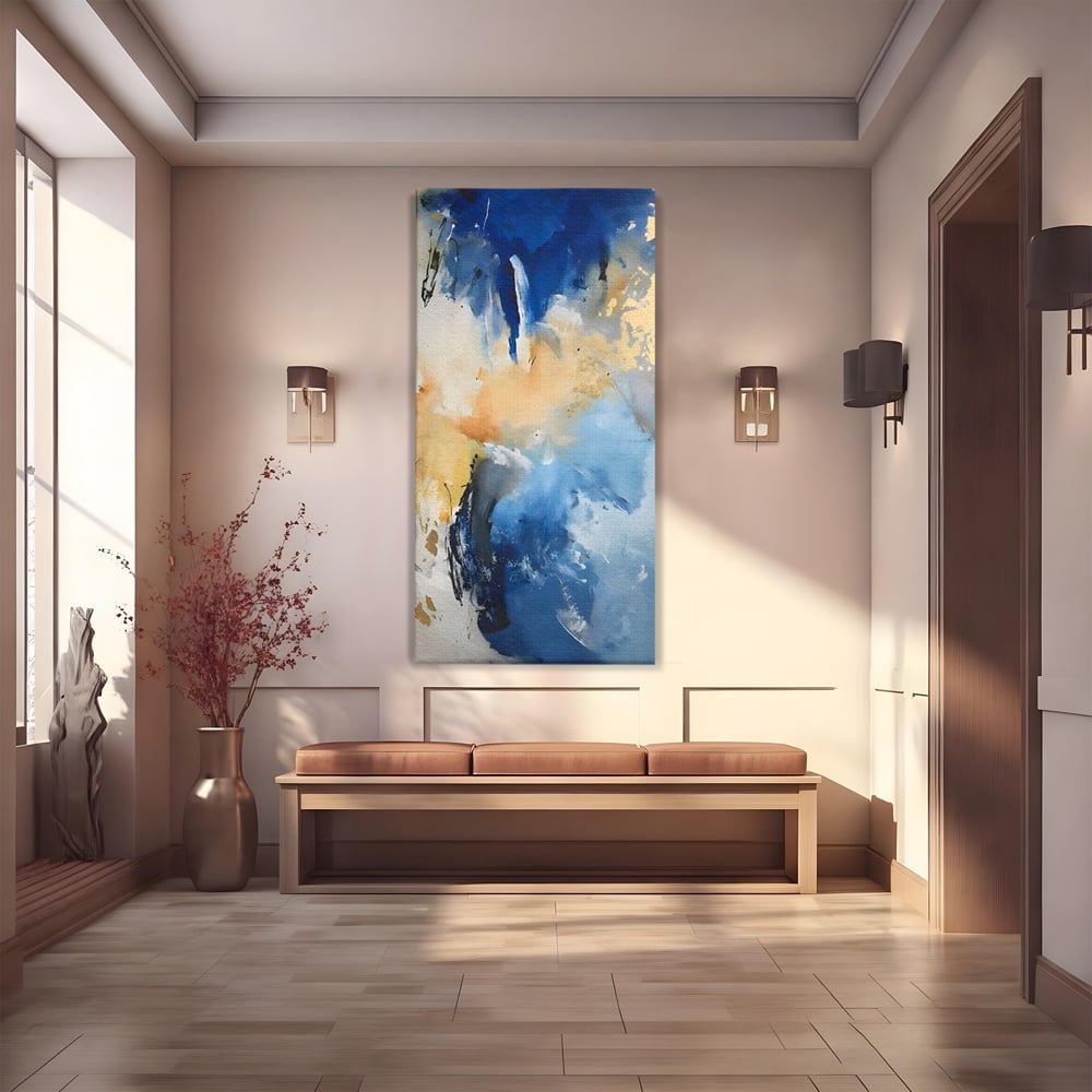 Tablou Canvas Premium LuxCanva® C1021, Abstract Paint , Culori, Abstract, Dormitor, Living, Relaxare, Culori Vibrante