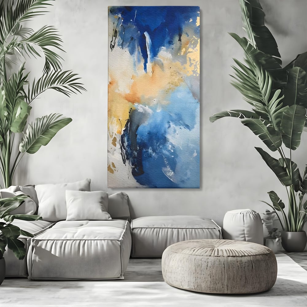 Tablou Canvas Premium LuxCanva® C1021, Abstract Paint , Culori, Abstract, Dormitor, Living, Relaxare, Culori Vibrante
