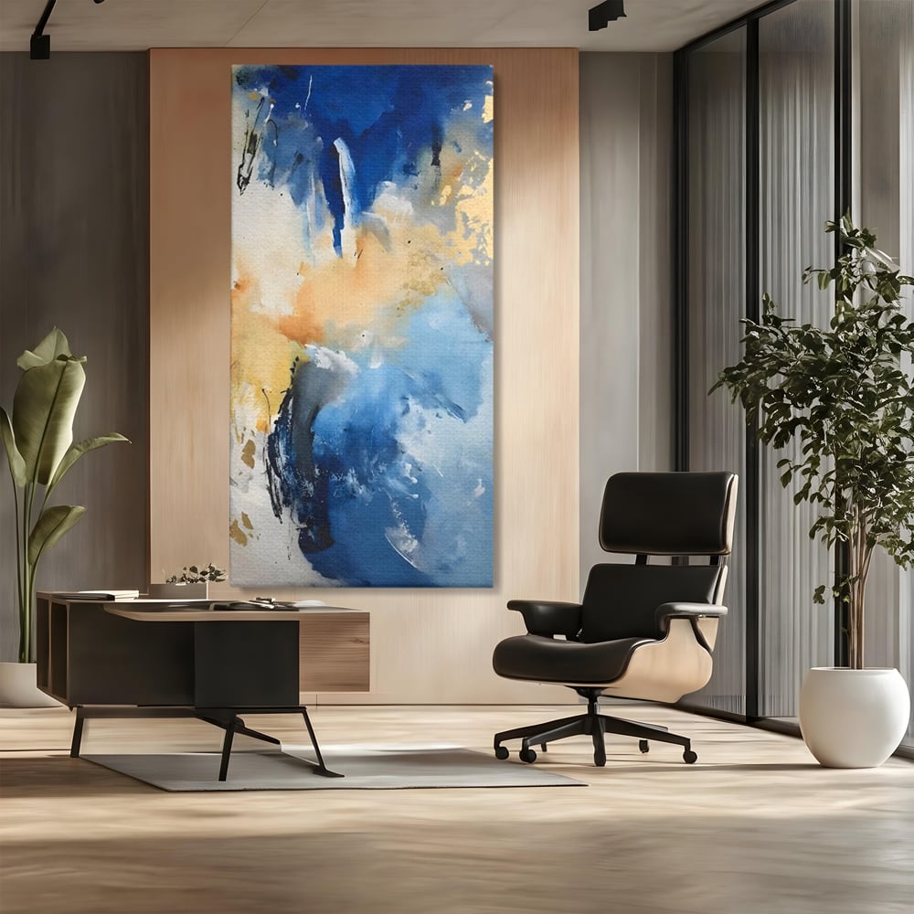 Tablou Canvas Premium LuxCanva® C1021, Abstract Paint , Culori, Abstract, Dormitor, Living, Relaxare, Culori Vibrante