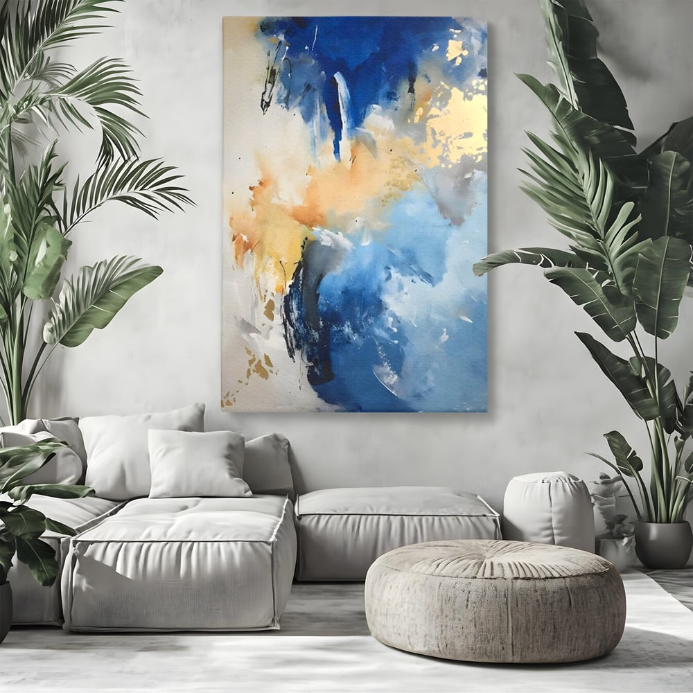 Tablou Canvas Premium LuxCanva® C1021, Abstract Paint , Culori, Abstract, Dormitor, Living, Relaxare, Culori Vibrante