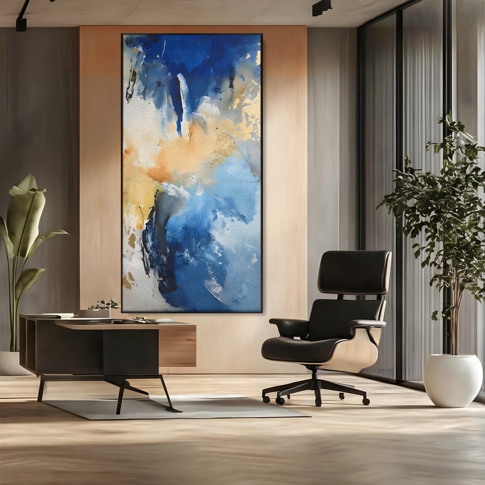 Tablou Canvas Premium LuxCanva® C1021, Abstract Paint , Culori, Abstract, Dormitor, Living, Relaxare, Culori Vibrante