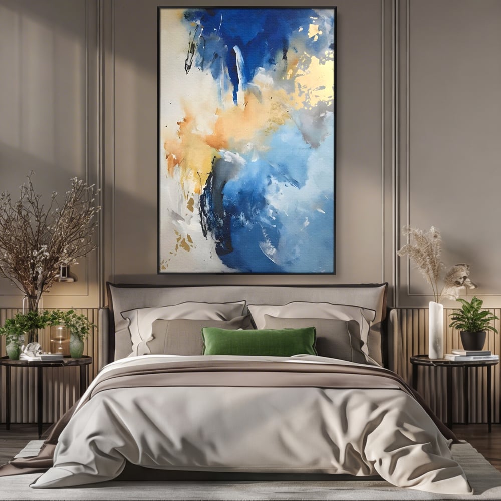 Tablou Canvas Premium LuxCanva® C1021, Abstract Paint , Culori, Abstract, Dormitor, Living, Relaxare, Culori Vibrante