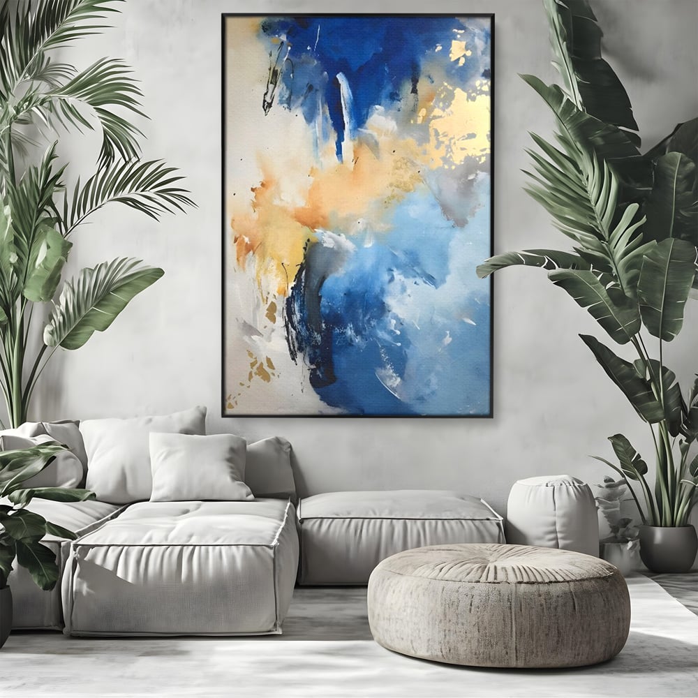 Tablou Canvas Premium LuxCanva® C1021, Abstract Paint , Culori, Abstract, Dormitor, Living, Relaxare, Culori Vibrante