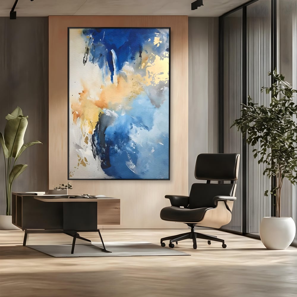 Tablou Canvas Premium LuxCanva® C1021, Abstract Paint , Culori, Abstract, Dormitor, Living, Relaxare, Culori Vibrante