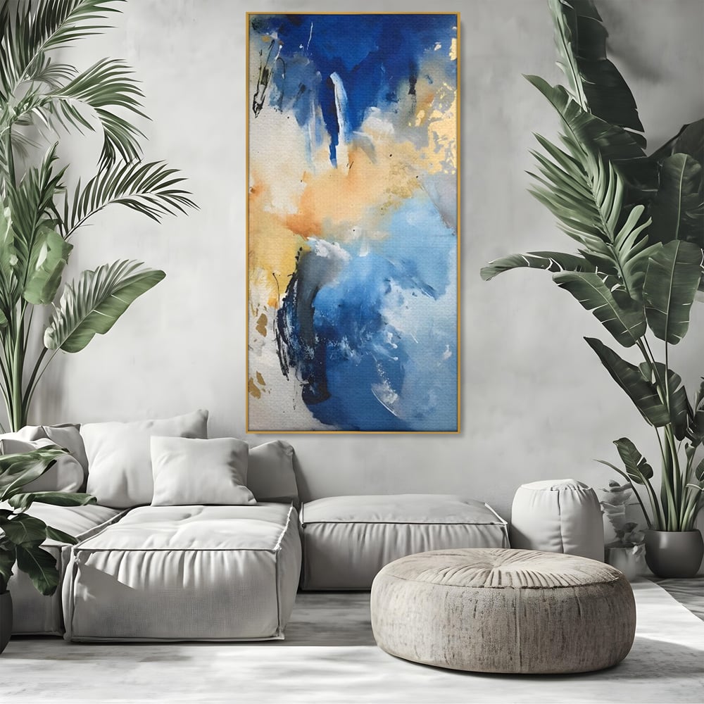 Tablou Canvas Premium LuxCanva® C1021, Abstract Paint , Culori, Abstract, Dormitor, Living, Relaxare, Culori Vibrante