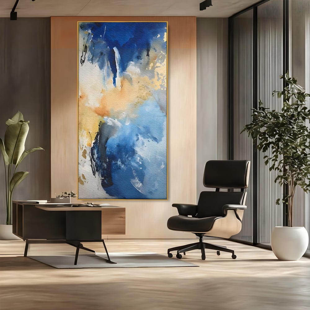 Tablou Canvas Premium LuxCanva® C1021, Abstract Paint , Culori, Abstract, Dormitor, Living, Relaxare, Culori Vibrante