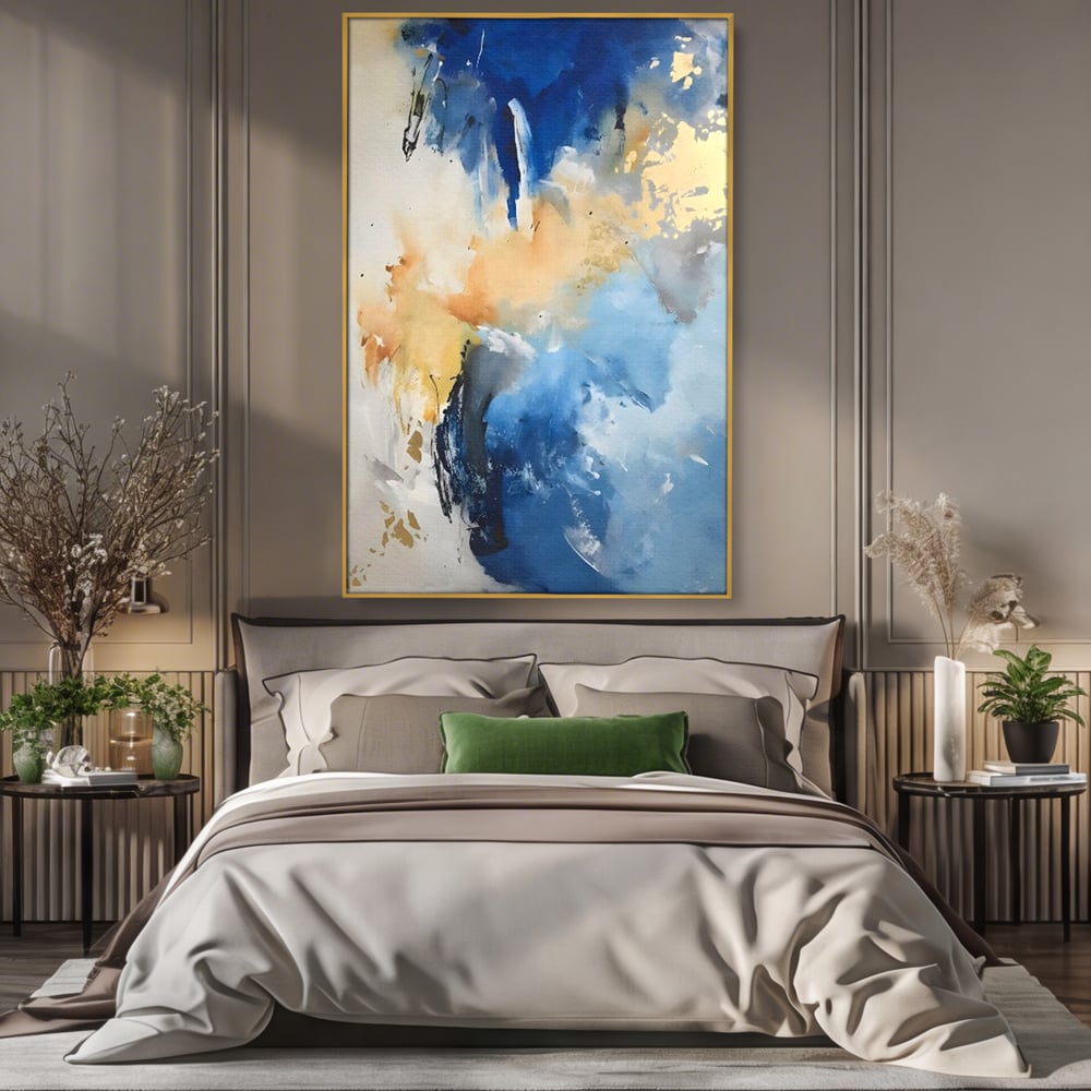 Tablou Canvas Premium LuxCanva® C1021, Abstract Paint , Culori, Abstract, Dormitor, Living, Relaxare, Culori Vibrante