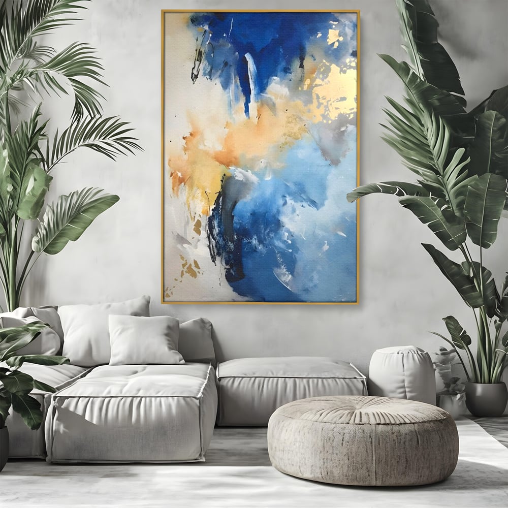 Tablou Canvas Premium LuxCanva® C1021, Abstract Paint , Culori, Abstract, Dormitor, Living, Relaxare, Culori Vibrante