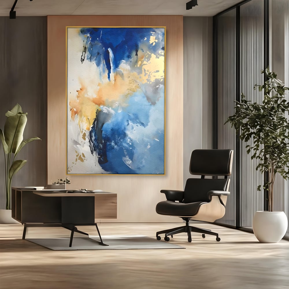 Tablou Canvas Premium LuxCanva® C1021, Abstract Paint , Culori, Abstract, Dormitor, Living, Relaxare, Culori Vibrante