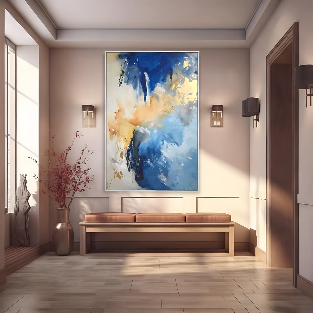 Tablou Canvas Premium LuxCanva® C1021, Abstract Paint , Culori, Abstract, Dormitor, Living, Relaxare, Culori Vibrante